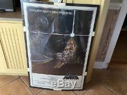 Original 1977 Star Wars Original Movie Poster -Great Condition. Piece of History