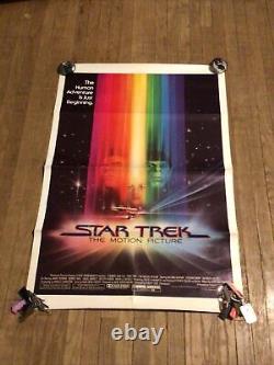 Original 1979 Star Trek The Motion Picture Movie Poster 41x27in RARE