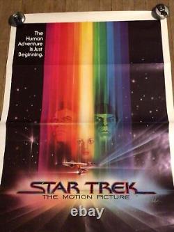 Original 1979 Star Trek The Motion Picture Movie Poster 41x27in RARE