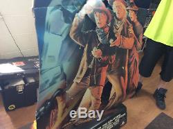 Original 1989 Back To The Future III Movie Standee Cardboard display 60 x 38