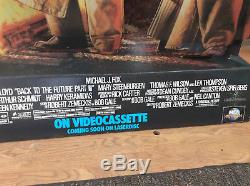 Original 1989 Back To The Future III Movie Standee Cardboard display 60 x 38