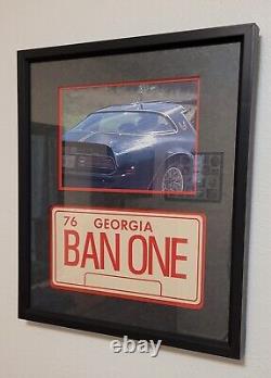 Original BAN ONE Rear License Plate Displayed On The 1977 Movie SE Trans Ams