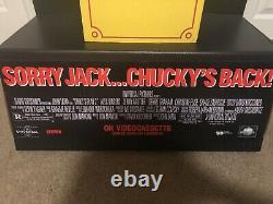 Original Chucky Childs Play Standee Vintage Rare Deadstock Movie Theatre Horror