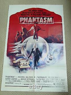 Original Classic 1979 Phantasm Scary Horror Movie Poster One 1 Sheet 27 X 41