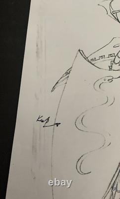 Original David Ffolkes Signed Costume Design Alexander the Great 1956 Movie