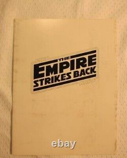 Original Empire Strikes Back Industry Screening Card, 1980 Star Wars C100