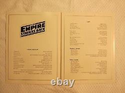 Original Empire Strikes Back Industry Screening Card, 1980 Star Wars C100