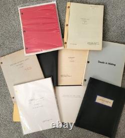 Original Hollywood Screenplays Lot of 7 with Provenance Sci-Fi Drama Ib Melchior