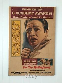 Original Mid Century 1959 ON THE WATERFRONT MOVIE Reprint Poster Marlon Brando