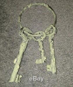 Original Pirates Of The Caribbean DMC & Awe Flying Dutchman Prop Skeleton Keys