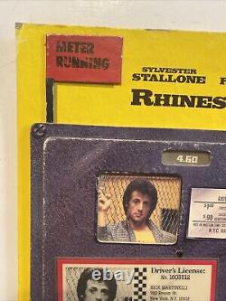 Original Rhinestone Sylvester Stallone &. Dolly Parton Movie Display