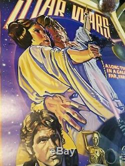 Original STYLE-D 1978 Star Wars Soundtrack Poster ROLLED