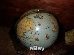 Original Screen Used Movie Prop Captain Hook's Globe From 2003 Movie Peter Pan
