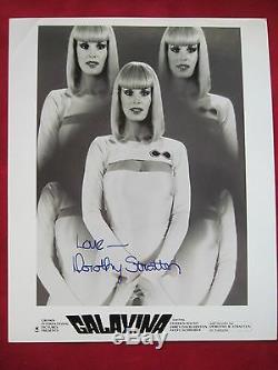 Original Signed Photograph Of Dorothy Stratten In Galaxina Science Fiction Film