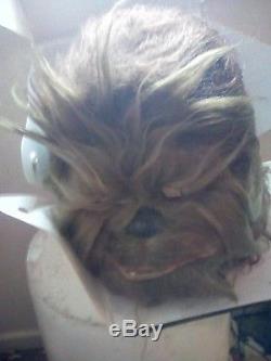 Original Star Wars chewbacca mask movie prototype