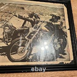 Original Vintage Poster Easy Rider Duo Movie Memorabilia Hopper Fonda