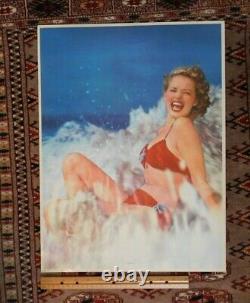 Original c1950 Marilyn Monroe Poster titled OOOOH! 15 x 20 inches Glossy Litho