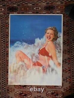 Original c1950 Marilyn Monroe Poster titled OOOOH! 15 x 20 inches Glossy Litho