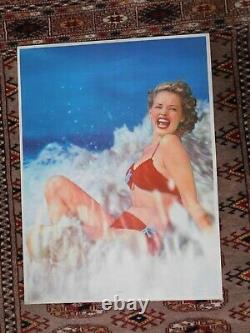 Original c1950 Marilyn Monroe Poster titled OOOOH! 15 x 20 inches Glossy Litho