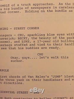 Original script #80 from the movie RAD