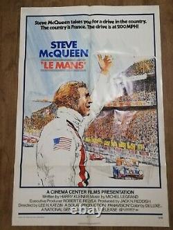 Original vintage Steve McQueen Le Mans 1sheet poster