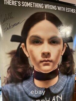 Orphan movie poster 27x40 DS signed by Isabelle Furhman