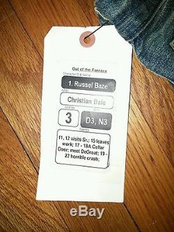 Out of the Furnace (Christian Bale) Levi Strauss Jeans Wardrobe MOVIE PROP