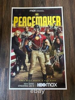 PEACEMAKER Signed Movie Poster 11x17 with COA Authentic Memorabilia