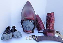Planet Of The Apes 2001 Lotbattle Helmet, Feet, Leg Armor, Shin Armor+more Coa