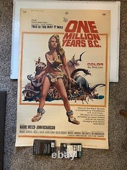 PRICE DROP! RARE One Million Years BC ORIGINAL 1966 poster 40 x 60