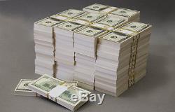PROP MONEY $100s $500,000 Blank Filler Bundles For Movie, TV, Videos, Novelty