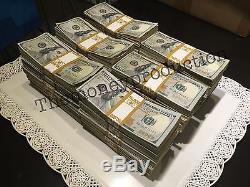 PROP MONEY BAG NEW STYLE USED 100s 1MILLION FULL PRINT for Movie, video, etc