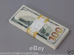 PROP MONEY New Style $100s, $260,000 Blank Filler For Movie, TV, Videos, Novelty