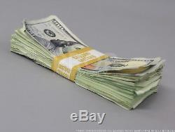 PROP MOVIE MONEY $260,000 Blue Style AGED Filler Play Fake Prop Movie Money