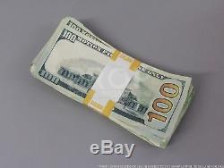 PROP MOVIE MONEY $500,000 Blue Style AGED Filler Pack Play Fake Prop Movie Money