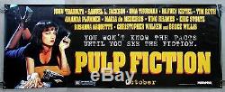 PULP FICTION CineMasterpieces ADVANCE ORIGINAL MOVIE BANNER POSTER NM 1994