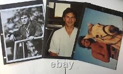 Patrick Swayze Large Lot Of 8 by 10 95 And 3 1/2 by 5 Inches Original Photos 84