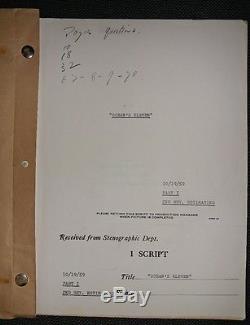 Peter Lawford with Frank Sinatra Ocean's 11 Movie Script plus Shooting Schedule