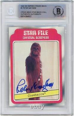 Peter Mayhew Star Wars Trading Card Item#12304780