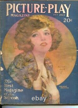 Picture Play 10/1923-Corinne Griffith-F Scott Fitzgerald-Valentino-Jackie Coo