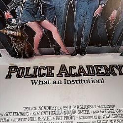 Police Academy Original Gatefold 3X5 Movie Theater display Guttenberg 1984
