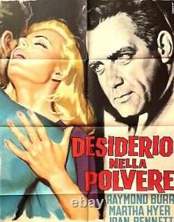 Poster Italian Movie Memorabilia Desire In The Dust Burr Hyer Bennett Sexy Manno