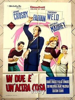 Poster Italian Movie Memorabilia High Time Bing Crosby Fabian Weld Film Rare 2sh