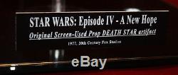 Prop DEATH STAR, George Lucas STAR WARS, COA London Prop Store, DVD Lighted CASE