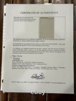Psycho Movie Prop Production Made Horror Bates Motel Stationary with COA