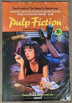 Pulp Fiction 1994 One Sheet Lucky Strike Withdrawn Advance Original Movie Poster