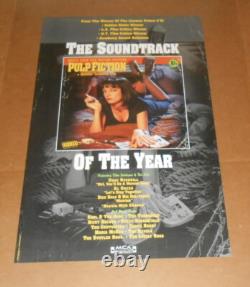 Pulp Fiction Soundtrack Poster 1994 Original 30x18 RARE