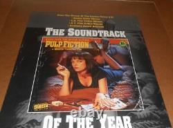 Pulp Fiction Soundtrack Poster 1994 Original 30x18 RARE