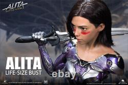 Queen Studios Alita Battle Angel Bust 1/1 Scale Life size Resin EX Ver Original