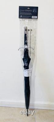 RARE HBO Game Of Thrones Sword Umbrella Movie Memorabilia Dragon Head READ HTF